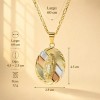 Collar Virgen Guadalupe Plata 925 Oro 14k Tricolor Regalo
