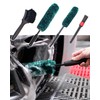 oesee Professional 4 Pack Long Handle Wheel Brush Kit for