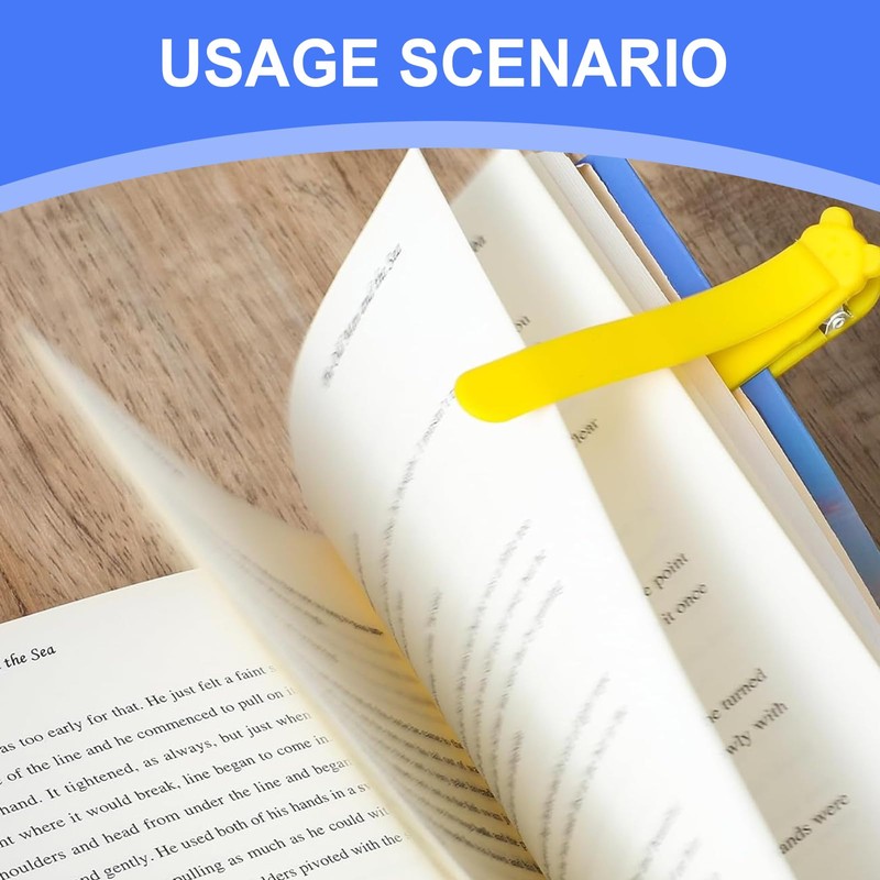 Thoquene Pack of 9 Automatic Bookmarks, Funny Automatic Bookmark