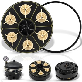 Premium 6 Port Module Kit Replacement for Paramount Water Valve, 004-302-4408-00 Replacement Part with Valve Shell Oring, 004302440800, 005302010000