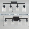 LOUSACE 4 Light Kitchen Track Light Fixtures Ceiling Vanity Lights