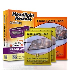 Headlight Restoration Kit - Clear Lights Tech 3-Wipe System