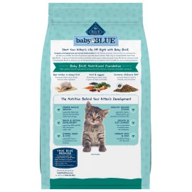Blue Buffalo Baby BLUE High Protein Grain Free Dry Kitten Food Chicken 4.5Lb