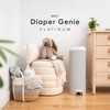 Diaper Genie Platinum Pail (Grey) is Made in Durable Stainless