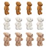 12 Pcs Mini Stuffed Bears Comfortable Soft Cute Mini Teddy
