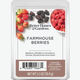 Better Homes and Gardens Scented Wax Cubes 2.5oz 2-Pack (Farmhouse Berries)
