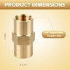 Brass Argon Hose Coupling, B Size 5/8 RH Female Quick