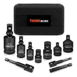 Adaptadores Impacto ThinkWork W6108 Hexagonal Taladro 1/4 3/8 1/2