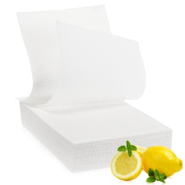 TrelaCo 50 Pcs Absorbent Pads Scented Commode Pads Disposable Bedpan Liners Pads for Bedside Commode Bucket Potty Chair Camping Portable Toilet Bags (Lemon)