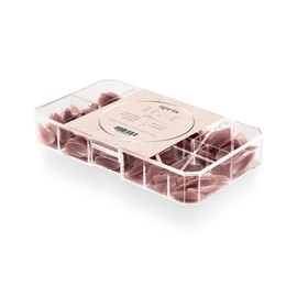 Apres Neutrals Gel-X Maisie Box Of Press On Nails, 11 Sizes 00-9, Soft Gel Nail Tip Box (150pcs) (Natural Stiletto Short, 150pcs)