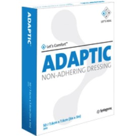 Systagenix Adaptic Non-adhesive dressing 3" x 3", Sterile (1 Each)