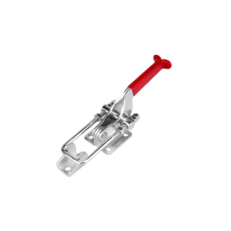 POWERTEC 20306 Heavy Duty Adjustable Latch-Action U Bolt Toggle Clamps