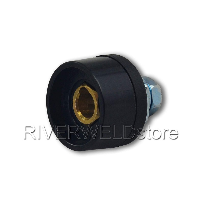 RIVERWELD TIG Welding Cable Panel Connector-Plug DKZ10-25 200Amp Dinse Quick