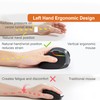 J-Tech Digital Ergonomic Left Hand Mouse with Wireless Connection, AA