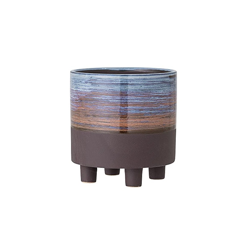 Bloomingville Maes Flower Pot Blue Ceramic