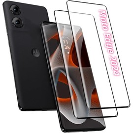 LZRLZW 【2 pack Motorola Moto Edge 2024 Screen Protector,[HD][Eye protection][9H hardness] Tempered Glass