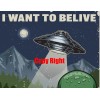 Alien Poster UFO Spaceship I Want To Believe Posters