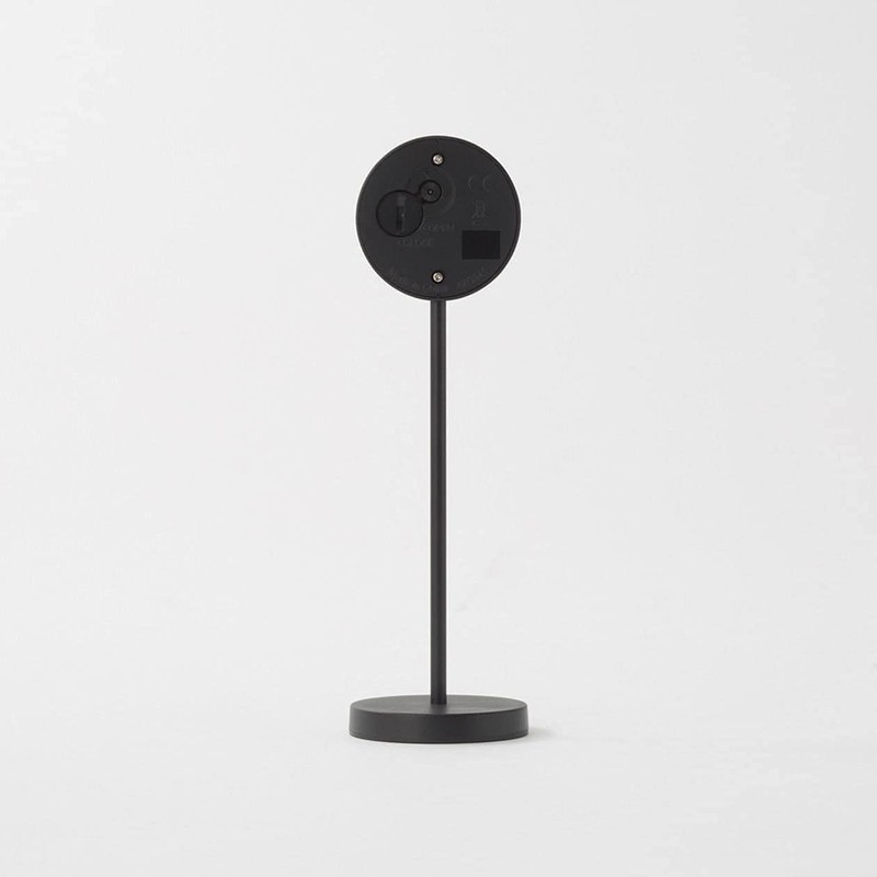 Muji MJ-PCMB2 44275757 Park Clock, Mini, Black, Width 2.2 x