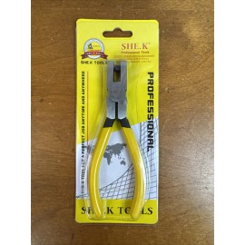 She.K Universal Small Hole Opening Punch Pliers Tool Yellow SK-609