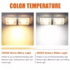 Facon 12V LED RV Interior Reading Lamp Wall Sconce With