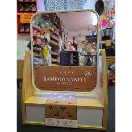 Oasis Home Bamboo Vanity Mirror