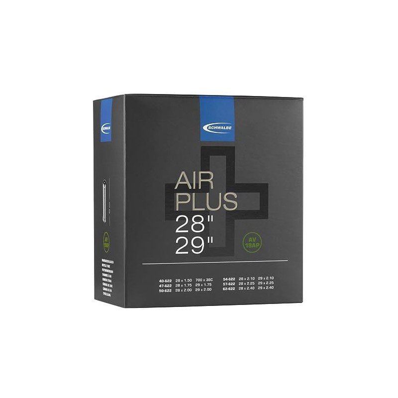 Schwalbe Air Plus Hose, Black, One Size