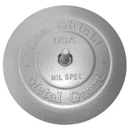 Small Rudder Button Zinc