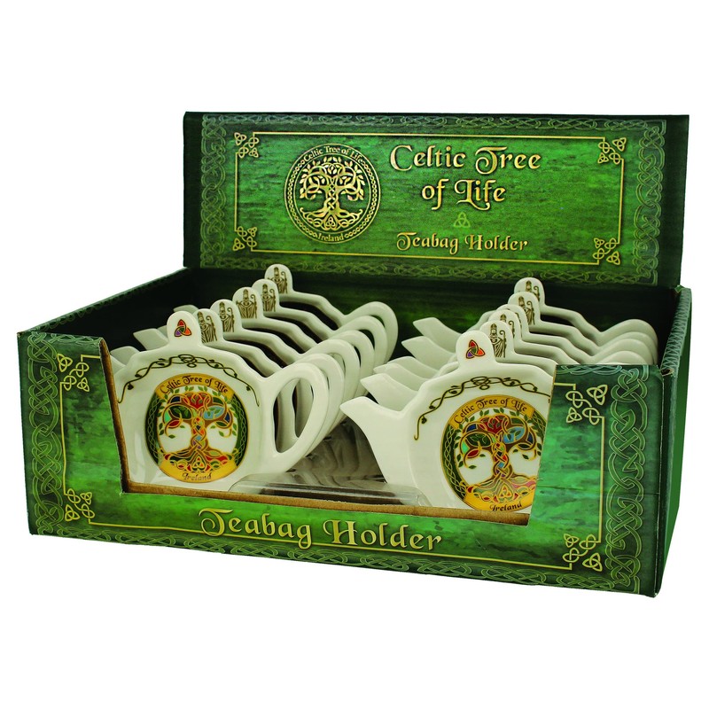 Shamrock Gift Company Celtic Tree of Life Teabag Tray -