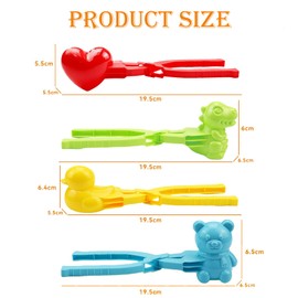 Yuaiosn Pack of 4 Bento Accessories, Rice Ball Moulds, Sushi Mould, Rice Ball Mould, Rice Duck Mould, DIY Sushi Molds, Animal Rice Tool, Animal Shapes Sushi Mould