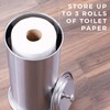 JS Jackson Supplies Free Standing Extra Large Toilet Paper Holder