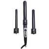 ISO Beauty Black Trio Curling Iron, 3 Barrels