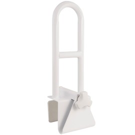 Vaunn Medical Secure Bathtub Safety Rail, ADA Compliant Shower Grab Bar Handle for Elderly and Disabled, Secure Locking Tub Clamp, 300 lbs