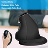 Eelexa Ergonomic Vertical Mouse: 2.4G Bluetooth Dual Mode Optical Computer