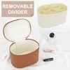 YFGBCX Makeup Bag Vanity Case with Removable Divider Travel Toiletry