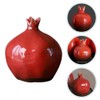 Alipis Ceramic Vase: Pomegranate Shaped Vase Bud Vase Hydroponics Planter