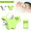 Guía Universal Gotas Oftálmicas Soporte Silicona Reutilizable Frascos Verde Blanco