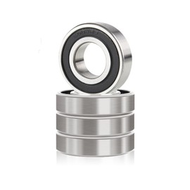 Pack of 4 6004-2RS Ball Bearings 20 x 42 x 12 mm - Double Sealed Deep Groove Ball Bearings Made of Bearing Steel, Pre-Lubricated, for Motors, 3D Printers, Machine Tools (6004-2RS Size: 20 x 42 x 12 mm