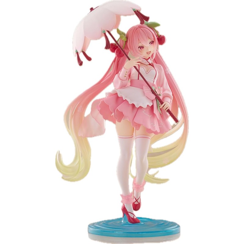 Thunder Tech Sakura Miku AMP+ figurine ~ dress Sakura version