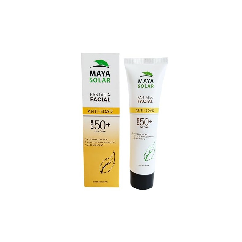 Maya Solar - Protector Solar Facial Anti-Edad FPS 50+ (50