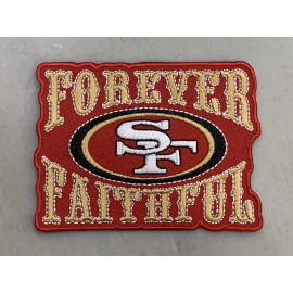 Unbranded San Francisco 49ers Forever Faithful Premium Iron On Patch~ NFC Champions 2022