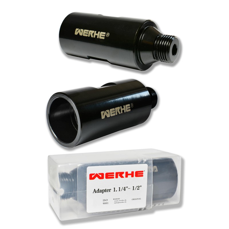 WERHE® Adapter 1 1/4 Inch UNC to R 1/2 Inch