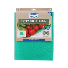 White Magic Antibacterial Stay Fresh Mat, Blue, 47x30cm