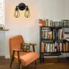 Double Head Wall Sconce Industrial Wire Cage Wall Light Vintage