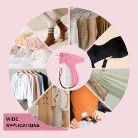 Premium Fine Stitch Gun for Clothes, Tagging Gun – Includes 6 Heavy-Duty Needles, 3000 Fasteners & Case – Clothing Tag Gun for Fabric, Retail, Repairs & DIY