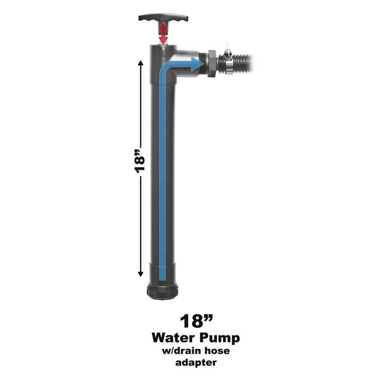 Superior Pump 90300 Multi-Purpose Adjustable Hand Pump, Black