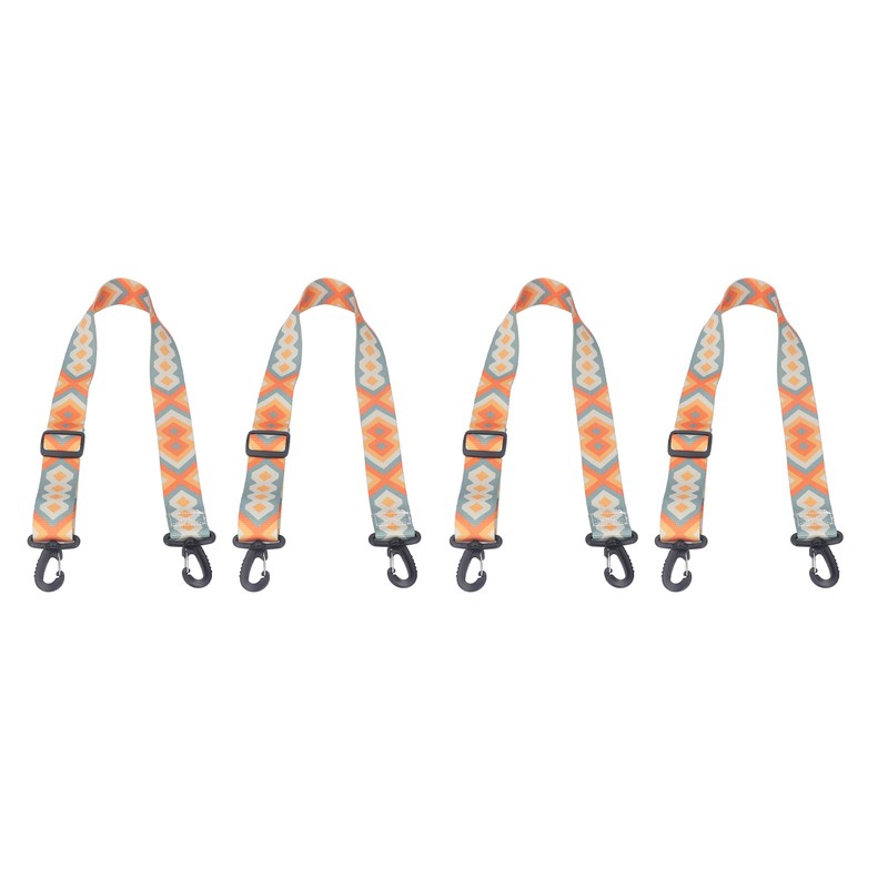 4pcs Ski and Snowboard Boot Carrier Strap Adjustable Thickened Nylon