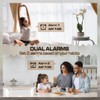 Königswerk Digital Alarm Clock,LED Electronic Clocks Large Display, Adjustable Brightness,