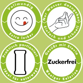 Matcha Cocos Latte Mix – Senza zuccheri aggiunti | Matcha & noce di cocco| Leggermente dolcificato con stevia | Bustine monodose (10x40g) | Latte naturale e cremoso (400g)