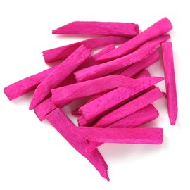 JMU JMU Dental Wooden Wedges, Disposable Wooden Wedges, Pink 1.5x2x16mm, 100Pcs