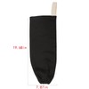 HSOFTIFY 100% Linen Plastic Bag Holder 2 Pcs with Hanging